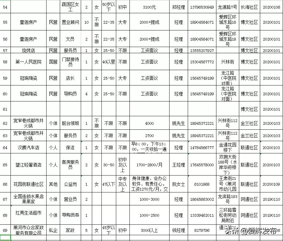 爱辉区卫生健康局最新招聘信息详解